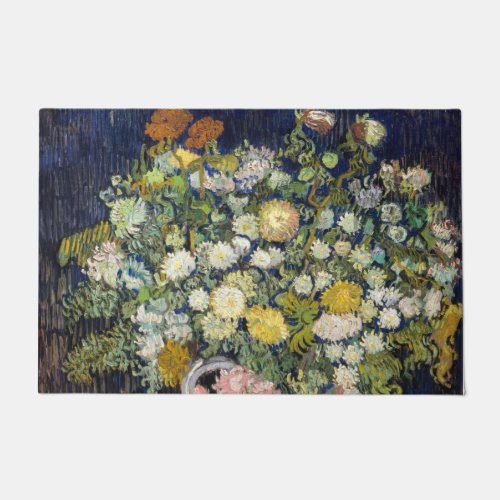 Vincent van Gogh _ Bouquet of Flowers in a Vase Doormat
