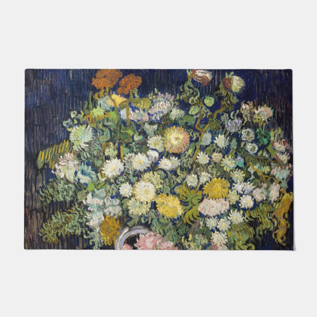 Vincent van Gogh - Bouquet of Flowers in a Vase Doormat (Front)