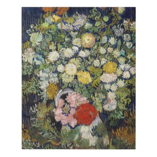 Vincent van Gogh _ Bouquet of Flowers in a Vase Faux Canvas Print