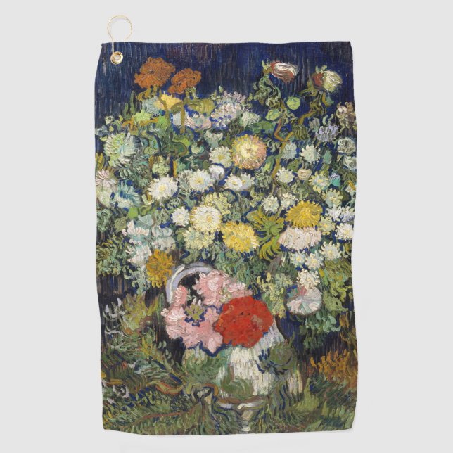 Vincent van Gogh - Bouquet of Flowers in a Vase Golf Towel (Front)