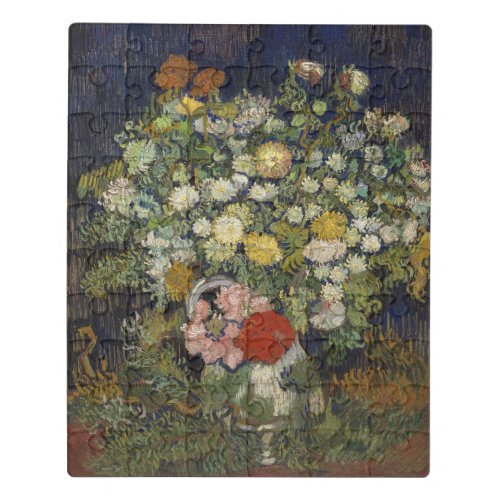 Vincent Van Gogh  Bouquet of Flowers in a Vase Jigsaw Puzzle