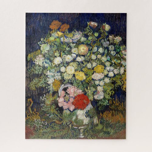 Vincent van Gogh _ Bouquet of Flowers in a Vase Jigsaw Puzzle