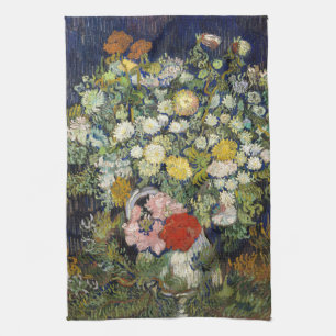 Vincent van Gogh - Bouquet of Flowers in a Vase Kitchen Towel