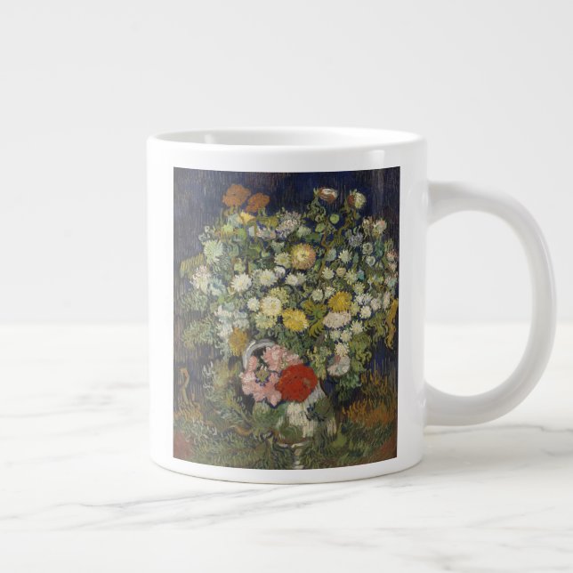 Vincent Van Gogh | Bouquet of Flowers in a Vase Large Coffee Mug (Right)