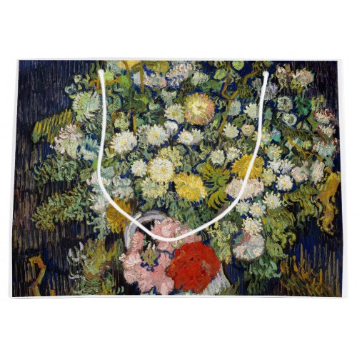 Vincent van Gogh _ Bouquet of Flowers in a Vase Large Gift Bag