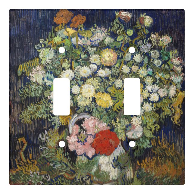 Vincent van Gogh - Bouquet of Flowers in a Vase Light Switch Cover (Front)