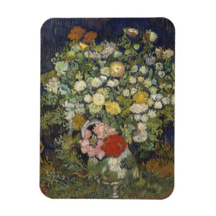 Vincent Van Gogh Bouquet of Flowers in a Vase Magnet