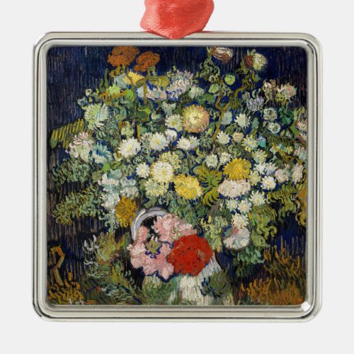 Vincent van Gogh _ Bouquet of Flowers in a Vase Metal Ornament