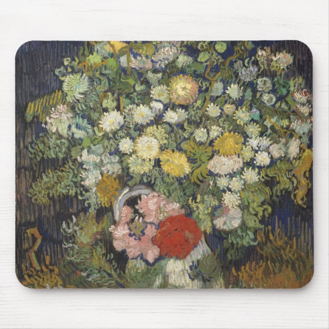 Vincent Van Gogh | Bouquet of Flowers in a Vase Mouse Pad (Front)