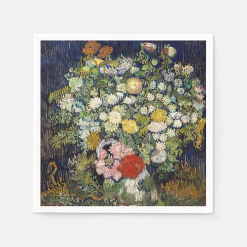 Vincent van Gogh _ Bouquet of Flowers in a Vase Napkins