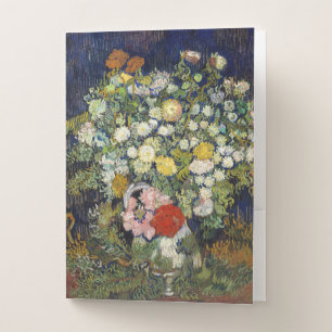 Vincent van Gogh - Bouquet of Flowers in a Vase Pocket Folder