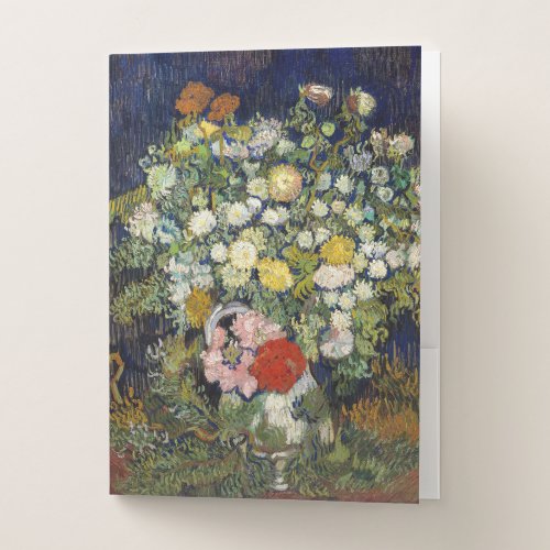 Vincent van Gogh _ Bouquet of Flowers in a Vase Pocket Folder