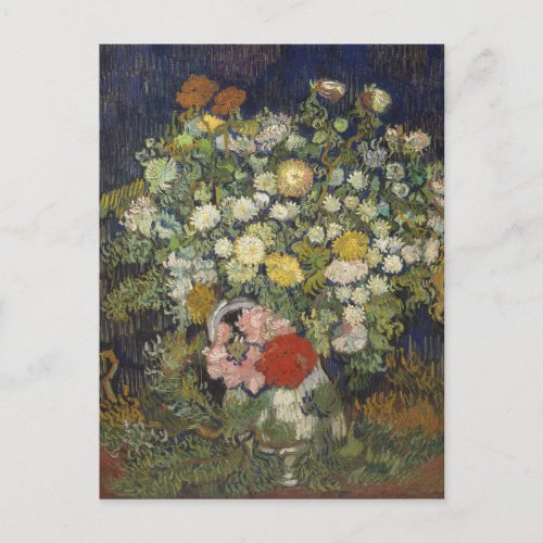 Vincent Van Gogh  Bouquet of Flowers in a Vase Postcard