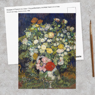 Vincent van Gogh - Bouquet of Flowers in a Vase Postcard