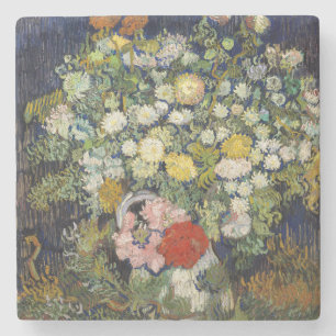 Vincent van Gogh - Bouquet of Flowers in a Vase Stone Coaster
