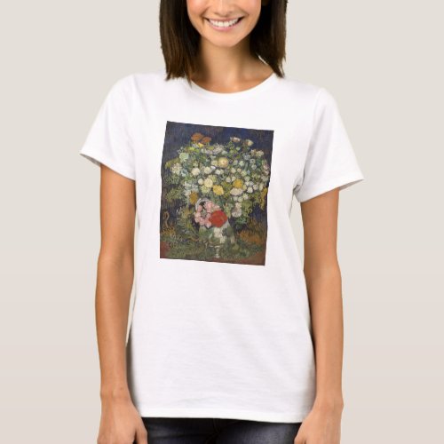 Vincent Van Gogh  Bouquet of Flowers in a Vase T_Shirt