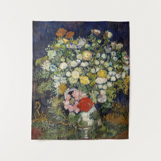 Vincent van Gogh - Bouquet of Flowers in a Vase Tapestry (Front)