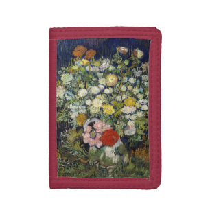 Vincent van Gogh - Bouquet of Flowers in a Vase Trifold Wallet