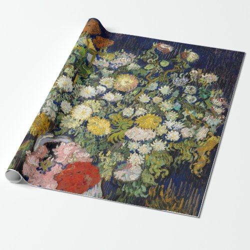 Vincent van Gogh _ Bouquet of Flowers in a Vase Wrapping Paper