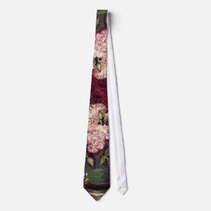 Vincent Van Gogh - Bowl with Peonies & Roses Neck Tie