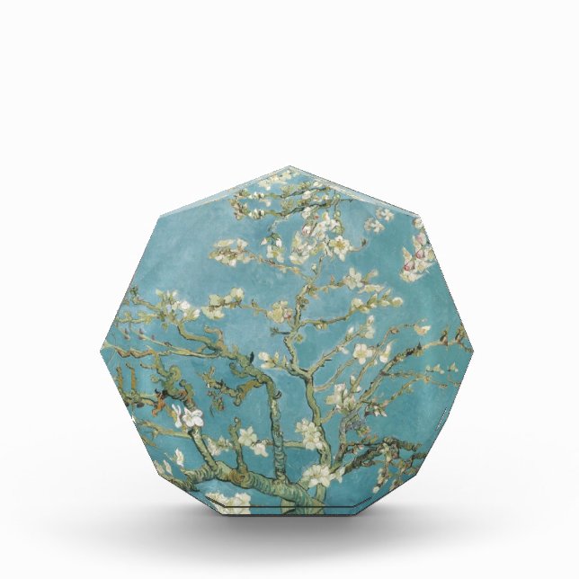Vincent Van Gogh Branches of Almond Tree Acrylic Award (Front)