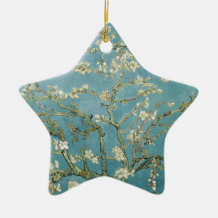 Vincent Van Gogh Branches of Almond Tree Ceramic Ornament