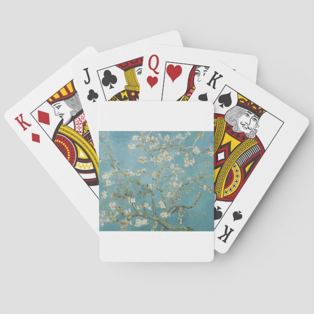Vincent Van Gogh Branches of Almond Tree Poker Cards (Back)