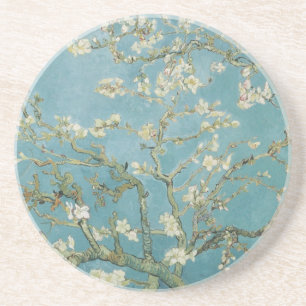 Vincent Van Gogh Branches of Almond Tree Sandstone Coaster