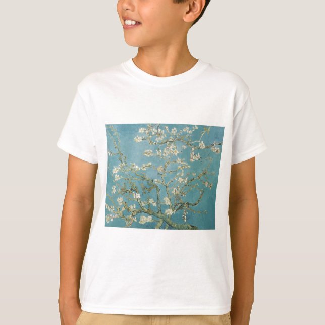 Vincent Van Gogh Branches of Almond Tree T-Shirt (Front)