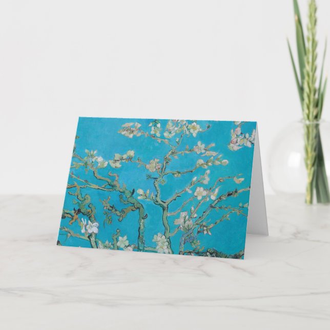 Vincent Van Gogh - Branches with Almond Blossom, Holiday Card (Front)