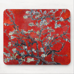 Vincent van Gogh Branches with Almond Blossom Mouse Pad