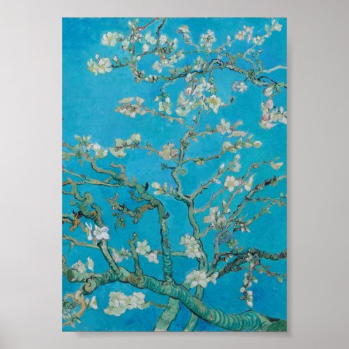 Vincent Van Gogh _ Branches with Almond Blossom Poster