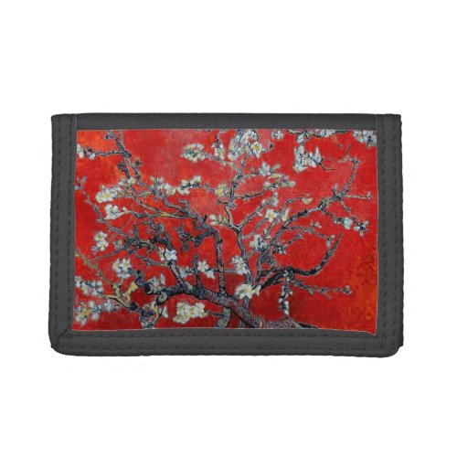 Vincent van Gogh Branches with Almond Blossom Tri_fold Wallet