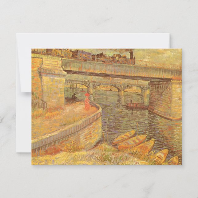 Vincent van Gogh Bridges Across the Seine Asnieres (Front)