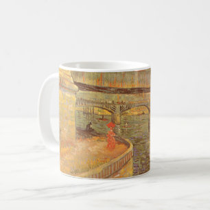 Vincent van Gogh Bridges Across the Seine Asnieres Coffee Mug