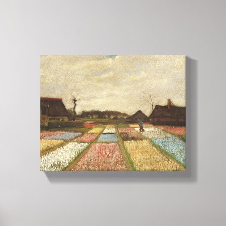 Vincent Van Gogh Bulb Fields Floral Vintage Art Canvas Print