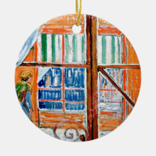 Vincent Van Gogh - Butchers Shop From A Window Ceramic Ornament