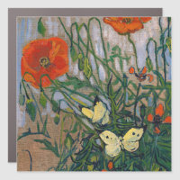 Vincent van Gogh - Butterflies and Poppies