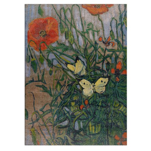 Vincent van Gogh _ Butterflies and Poppies Cutting Board