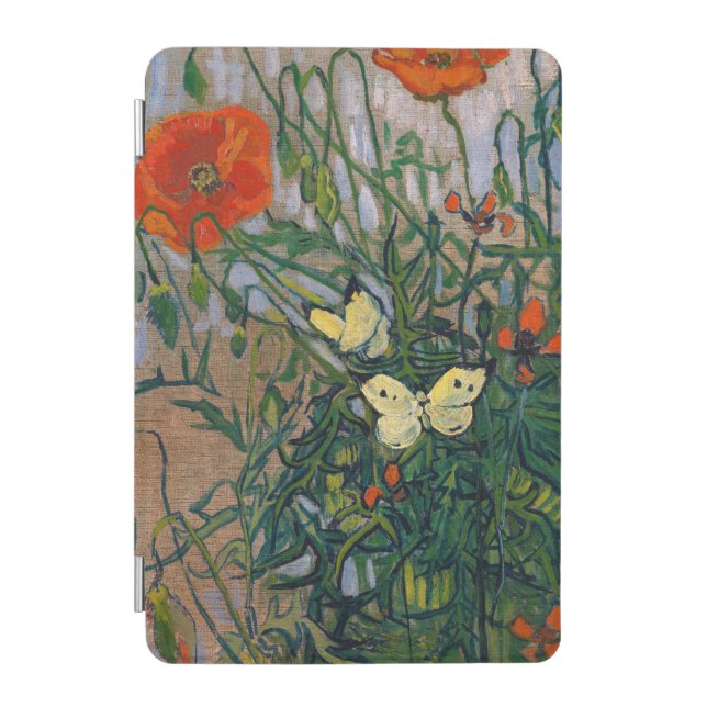 Vincent van Gogh - Butterflies and Poppies iPad Mini Cover (Front)