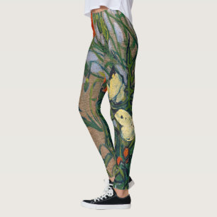 Vincent van Gogh - Butterflies and Poppies Leggings
