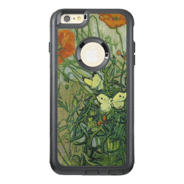Vincent Van Gogh - Butterflies and poppies Otterbox iPhone Case (Back)