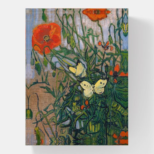 Vincent van Gogh _ Butterflies and Poppies Paperweight