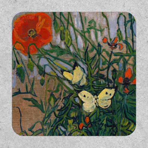 Vincent van Gogh _ Butterflies and Poppies Patch