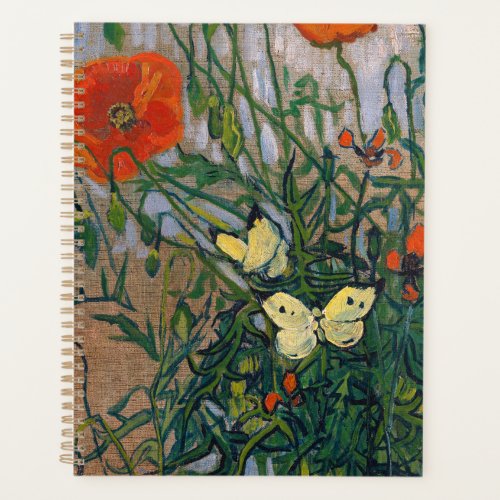 Vincent van Gogh _ Butterflies and Poppies Planner