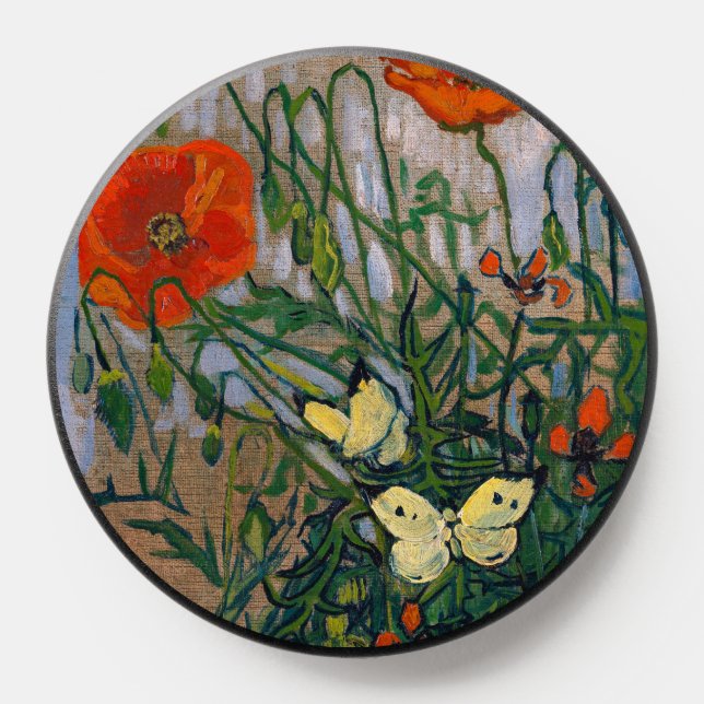 Vincent van Gogh - Butterflies and Poppies PopSocket (Popsocket)