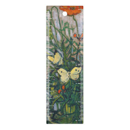 Vincent van Gogh - Butterflies and Poppies Ruler