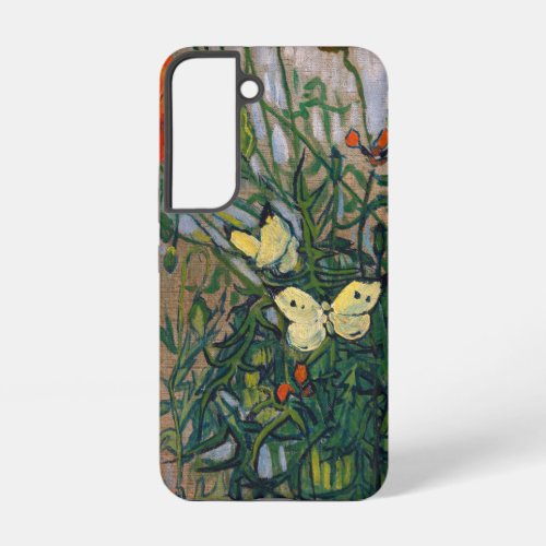 Vincent van Gogh _ Butterflies and Poppies Samsung Galaxy S22 Case