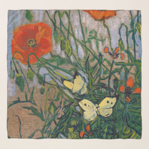 Vincent van Gogh - Butterflies and Poppies Scarf