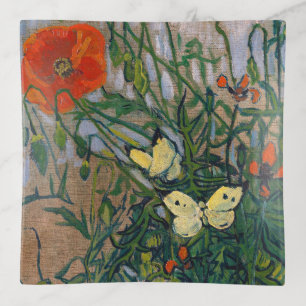 Vincent van Gogh - Butterflies and Poppies Trinket Tray